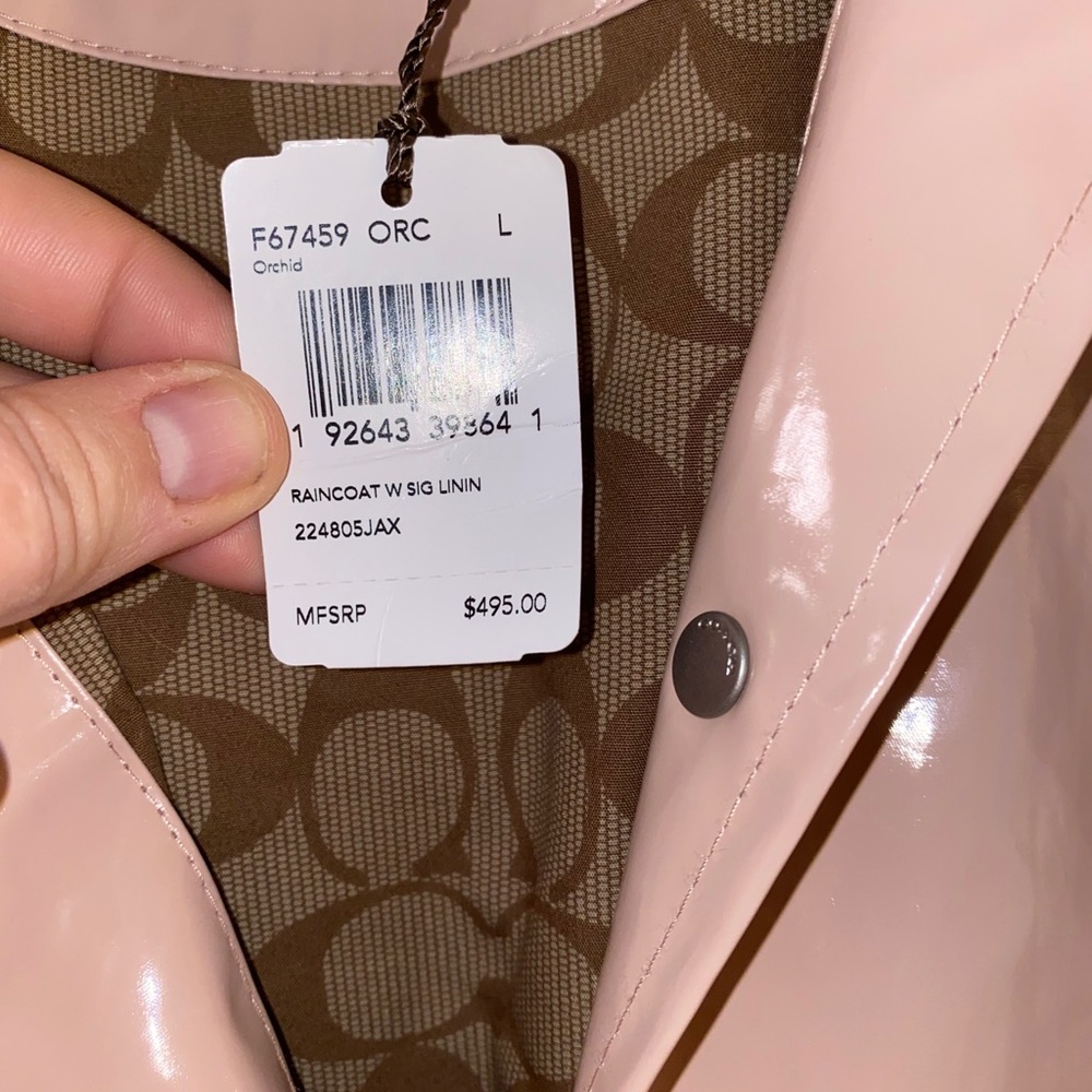 Authentic Coach Raincoat - Picture 2 of 4